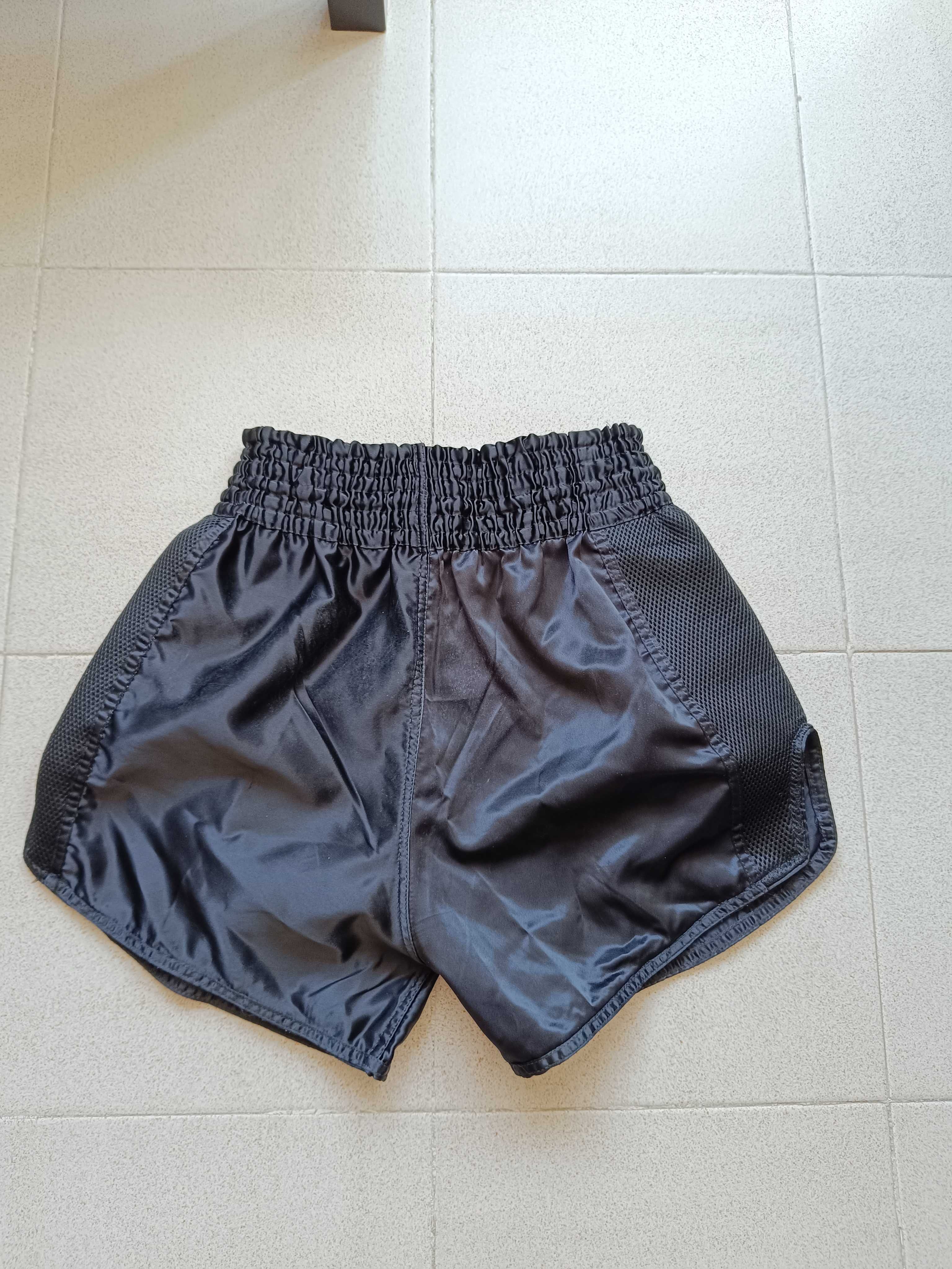 BUDDHA calça muay thai kick boxing retro premium preta tamanho xl