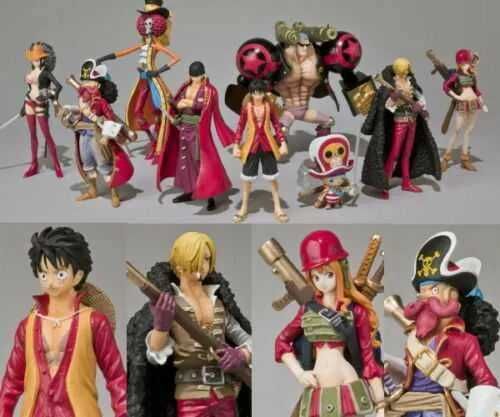 Bandai One Piece Super Modeling Soul Z MOVIE  - 5 Pcs