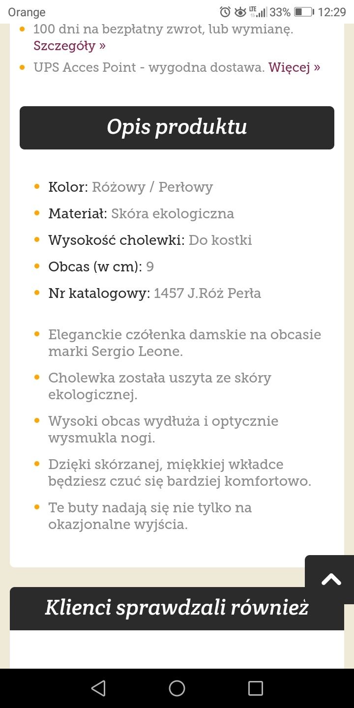 Szpilki pudrowy róż