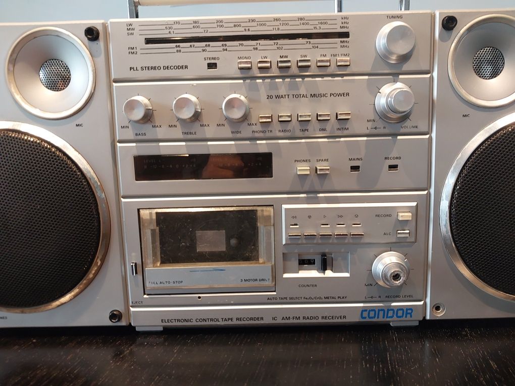 Radiomagnetofon Unitra Condor RM-820S PRL Retro