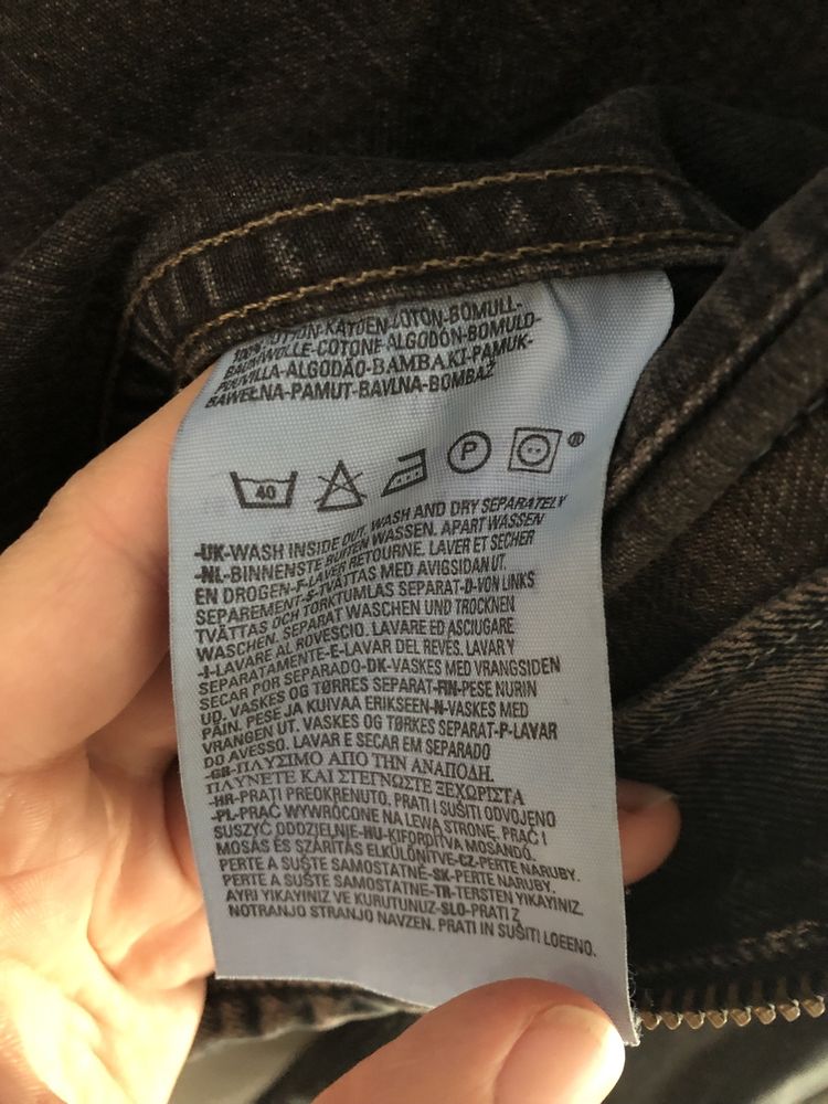 Kurtka jeansowa na suwak Levi Strauss & Co XS/S