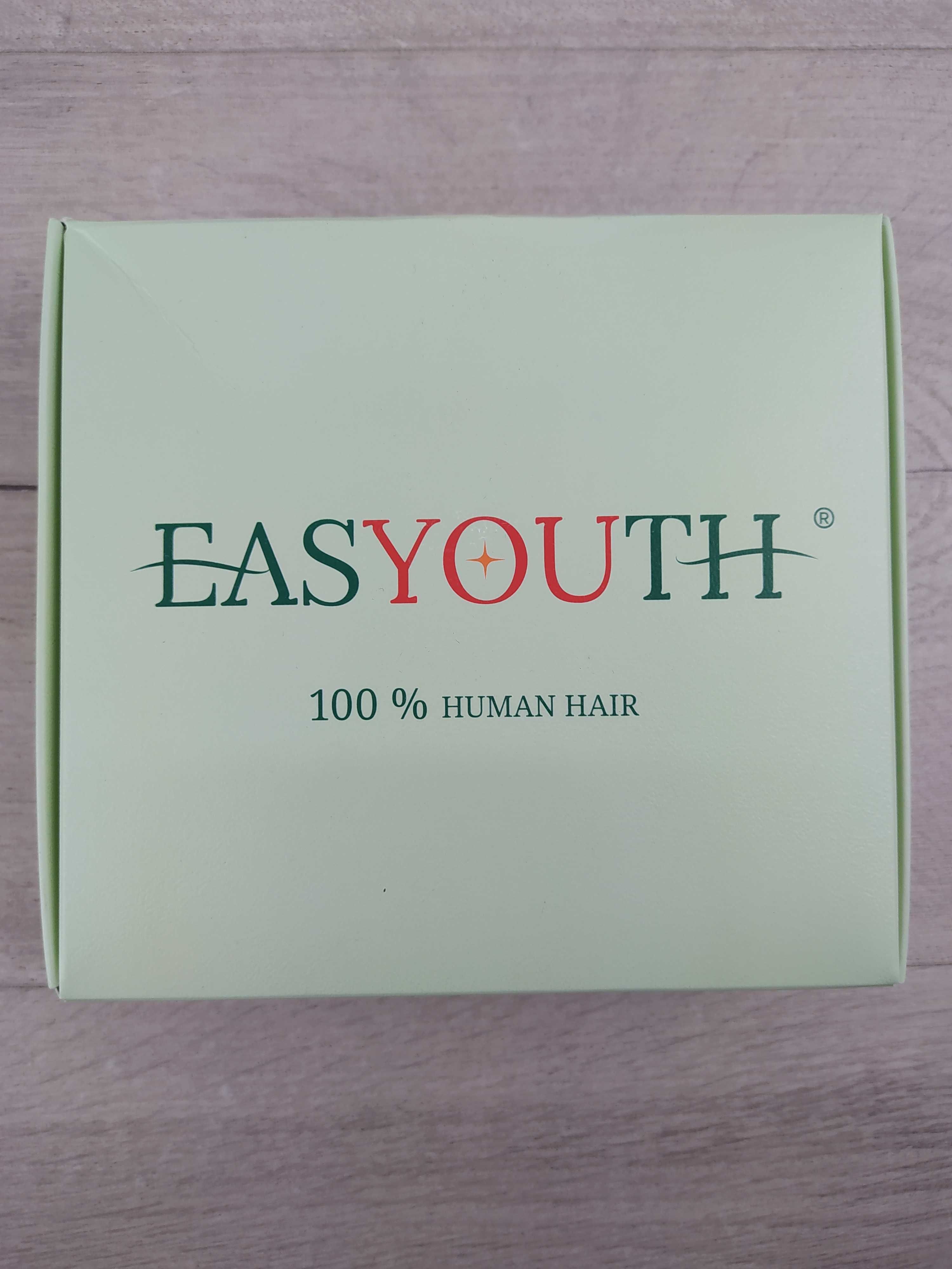 Easyouth Microring Przedłużki Prawdziwe włosy Ombre 45 cm #10/14 50g