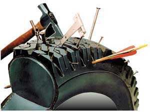 Napełnianie opon elastomerem, koła pełne, UDT