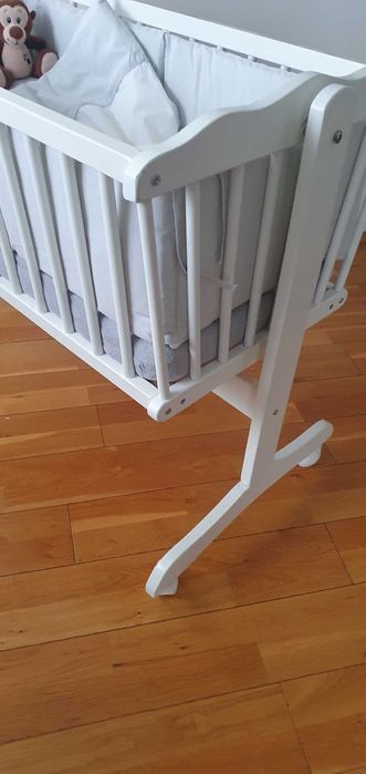 Kołyska - łóżeczko dziecięce białe