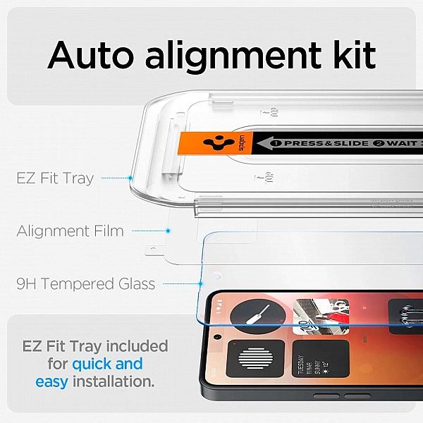 Szkło hartowane Spigen Glas.tR EZ Fit na Nothing Phone 3A / 3A Pro - p