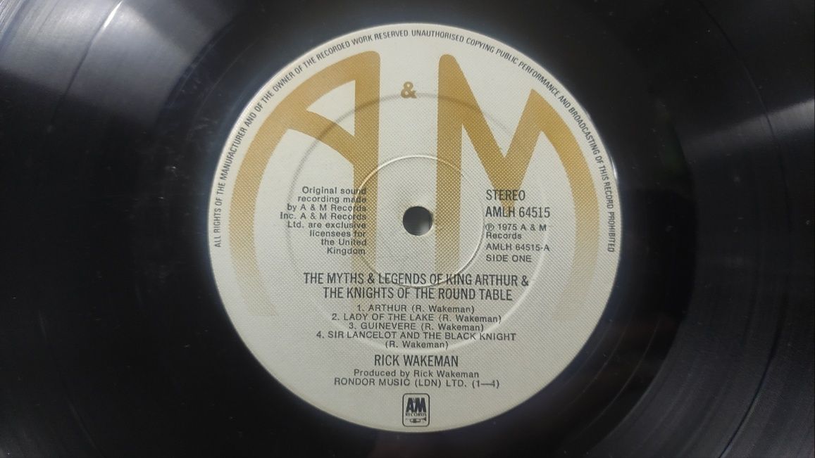 Rick Wakeman The Myths And Legends вініл платівка відмінний стан
