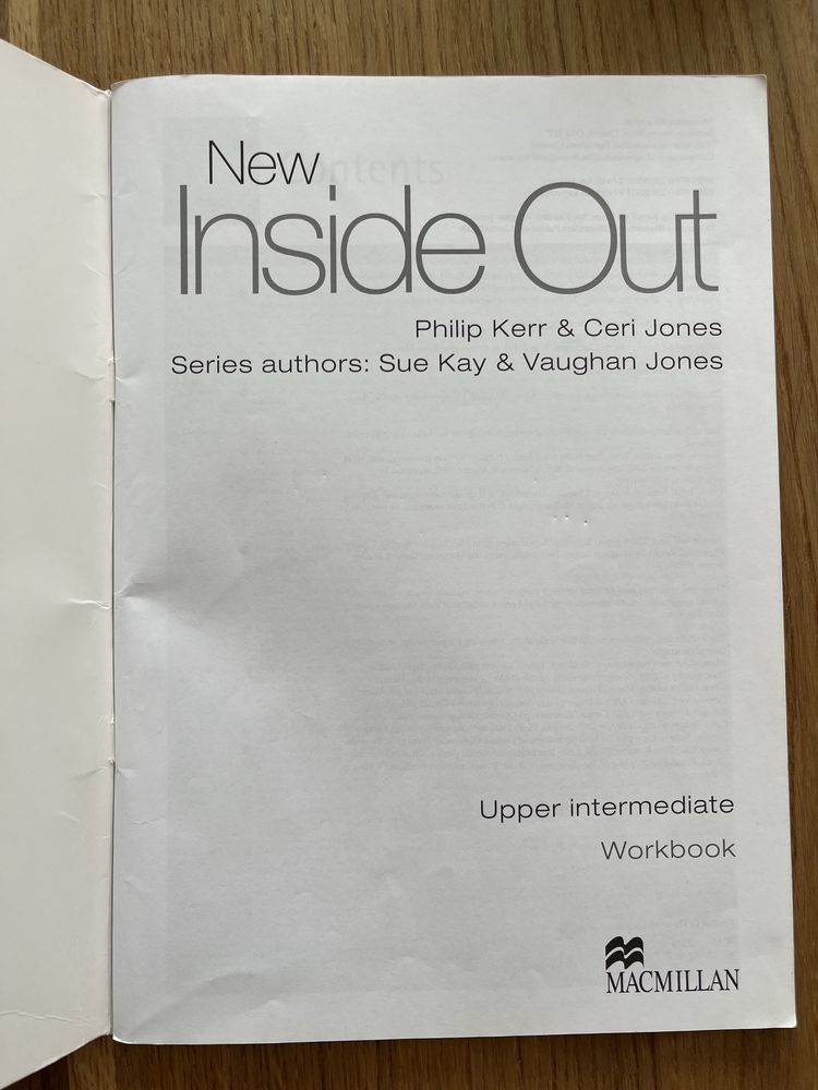 Książka New Inside Out Macmillan cwiczeniowka do języka angielskiego