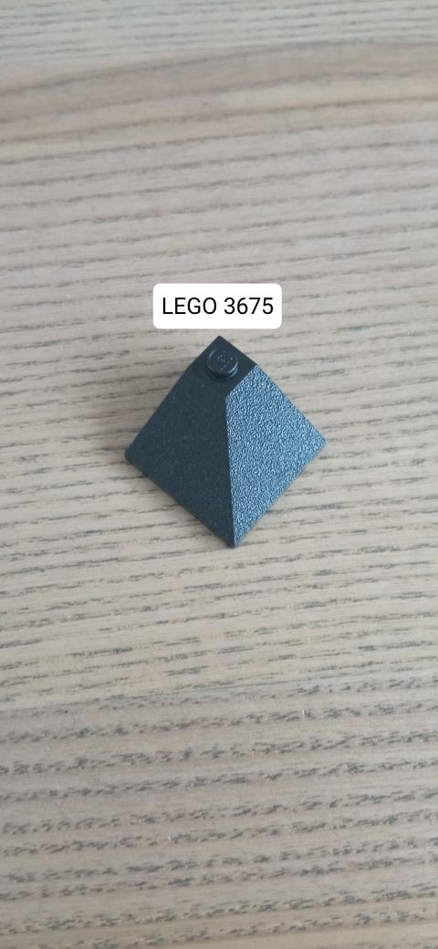 Lego 3675 skos narożnik 3x3 czarny