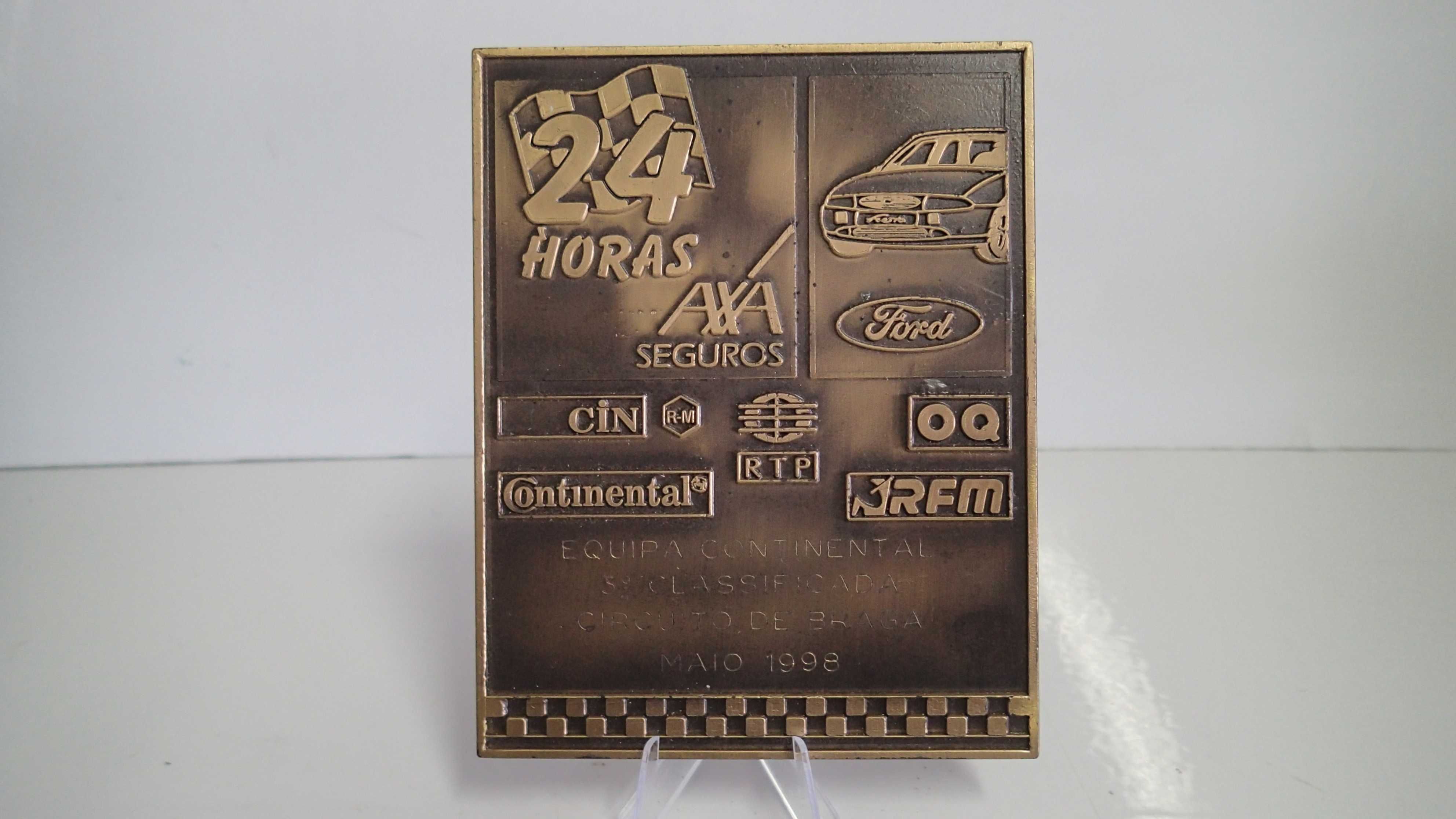 Automobilia, Placa Bronze Circuito Automobilistico de Braga