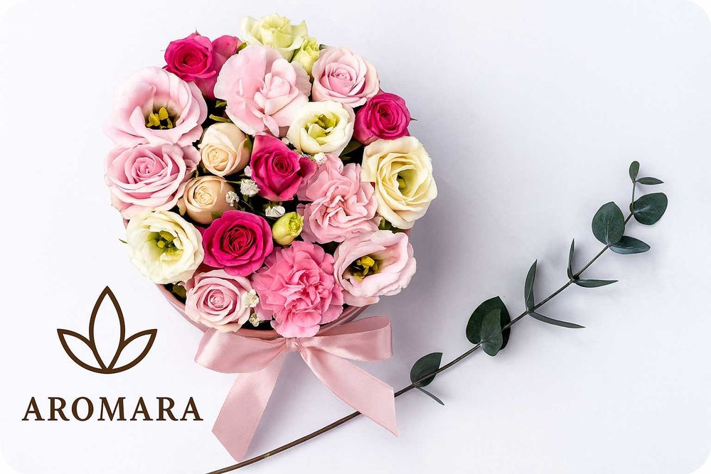 Wieczny bukiet flower box prezent dla mamy żony przyjaciółki