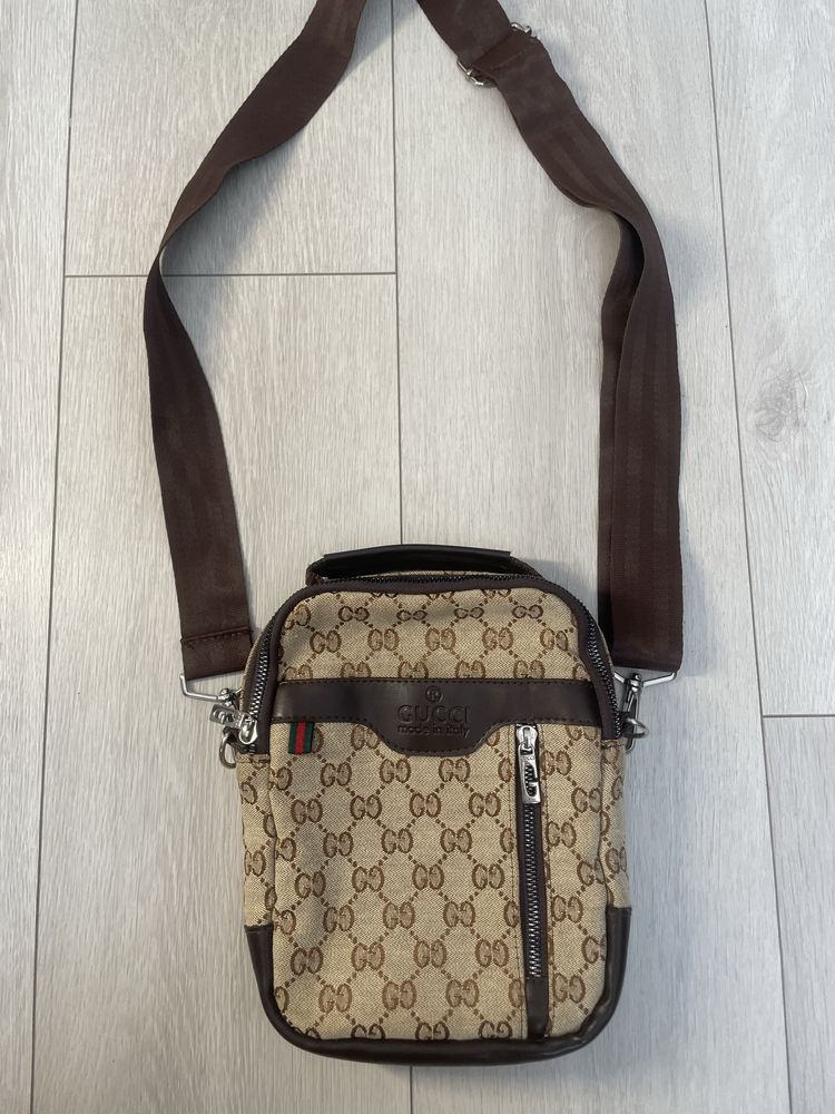 Нова Чоловіча сумка Gucci,Месенджер Гучі