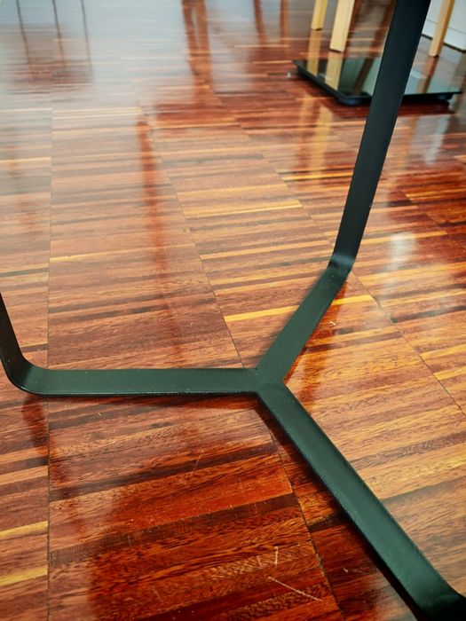 Mesa de apoio madeira e ferro