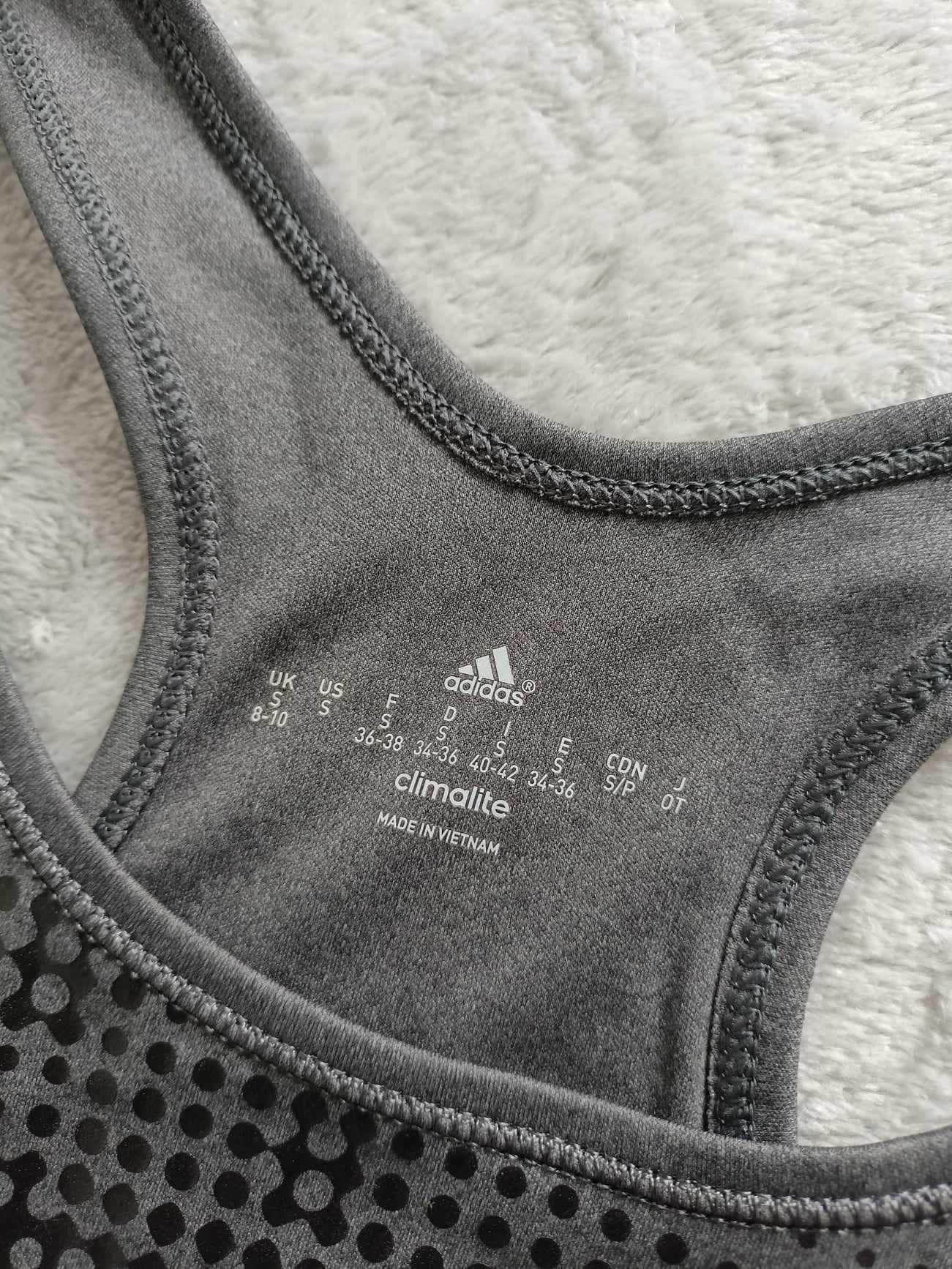 Tank top treningowy/koszulka na ramiączkach Adidas - czarny, rozmiar S