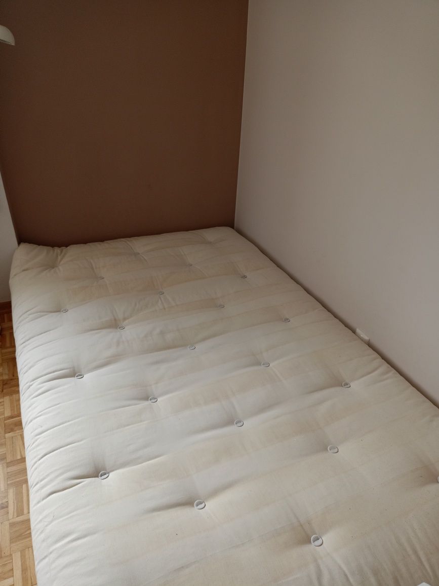 Futon 120x200 + stelaż drewniany