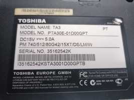 Portátil Toshiba TA3 para peças