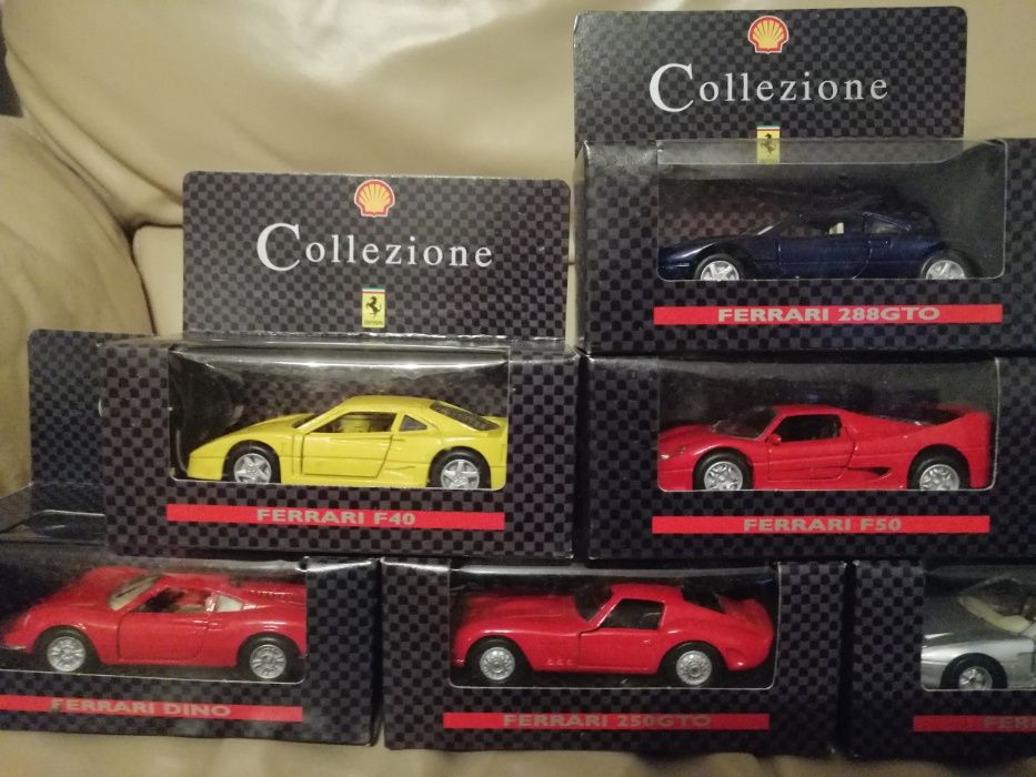 Coleccionador - 4 Carros Ferrari - Shell Collezione