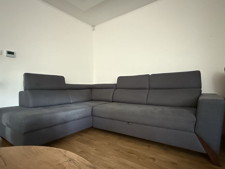 sofa szara w bardzo dobym stanie