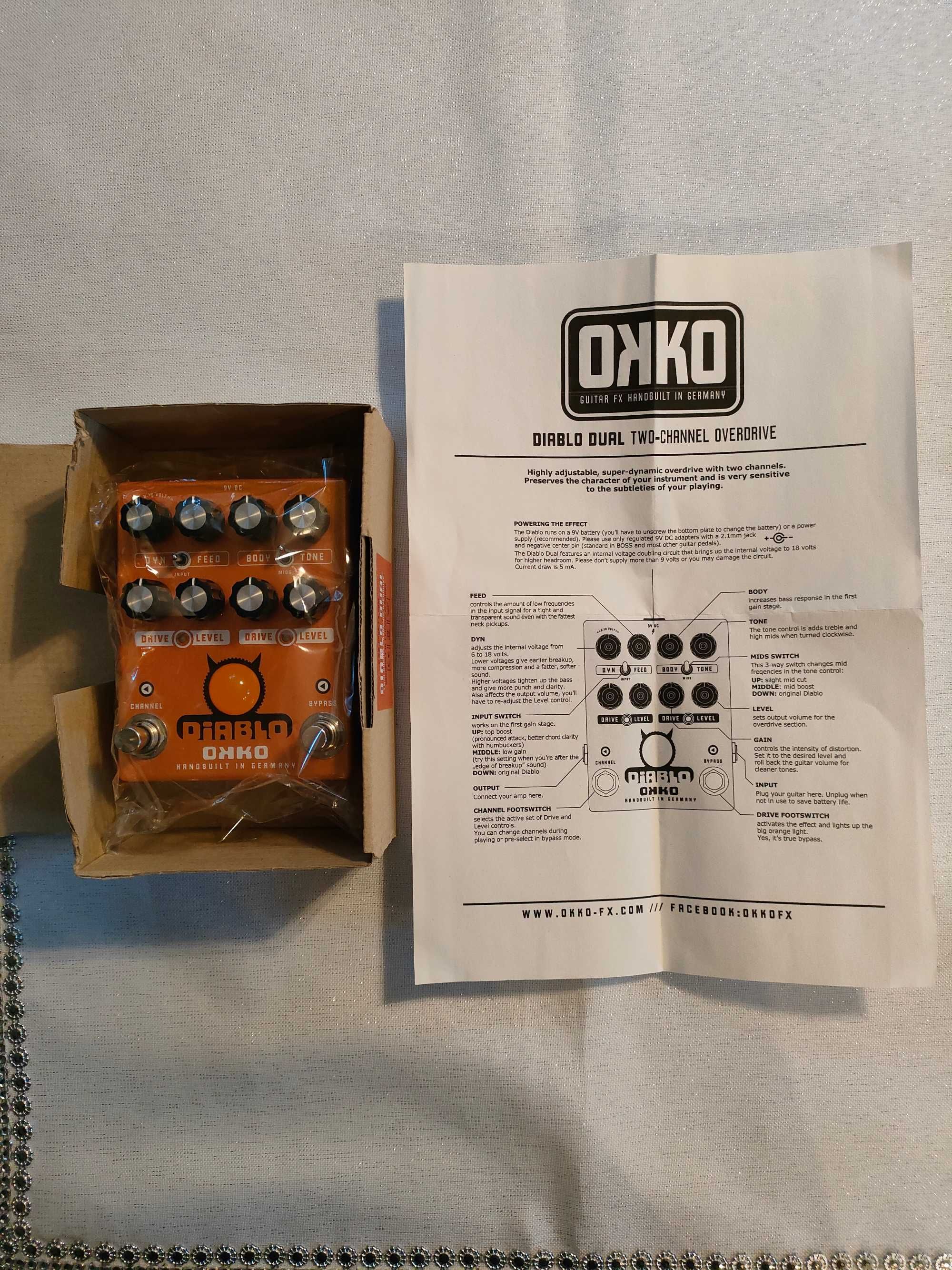 Efekt gitarowy OKKO DIABLO DUAL