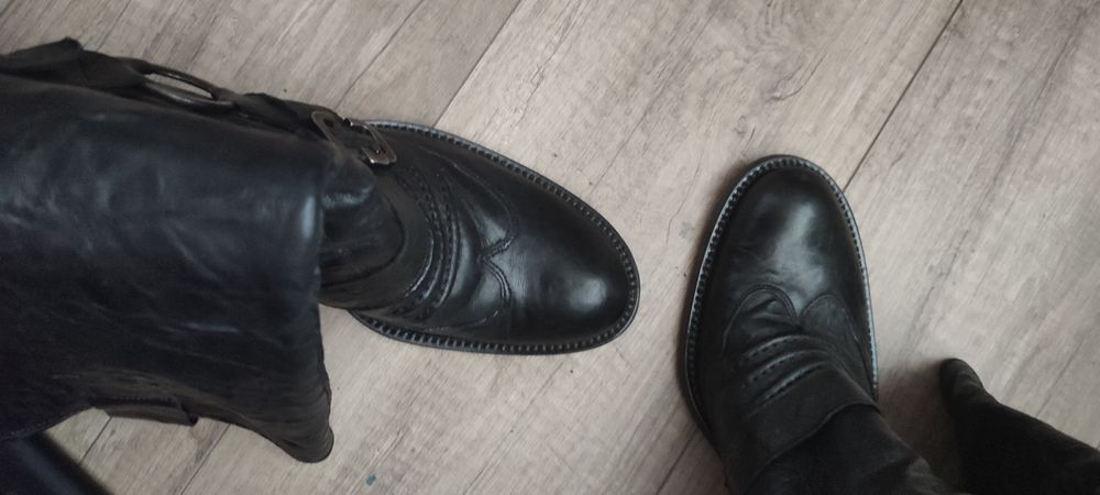 Kozaki Gino Rossi buty skórzane włoskie nowe