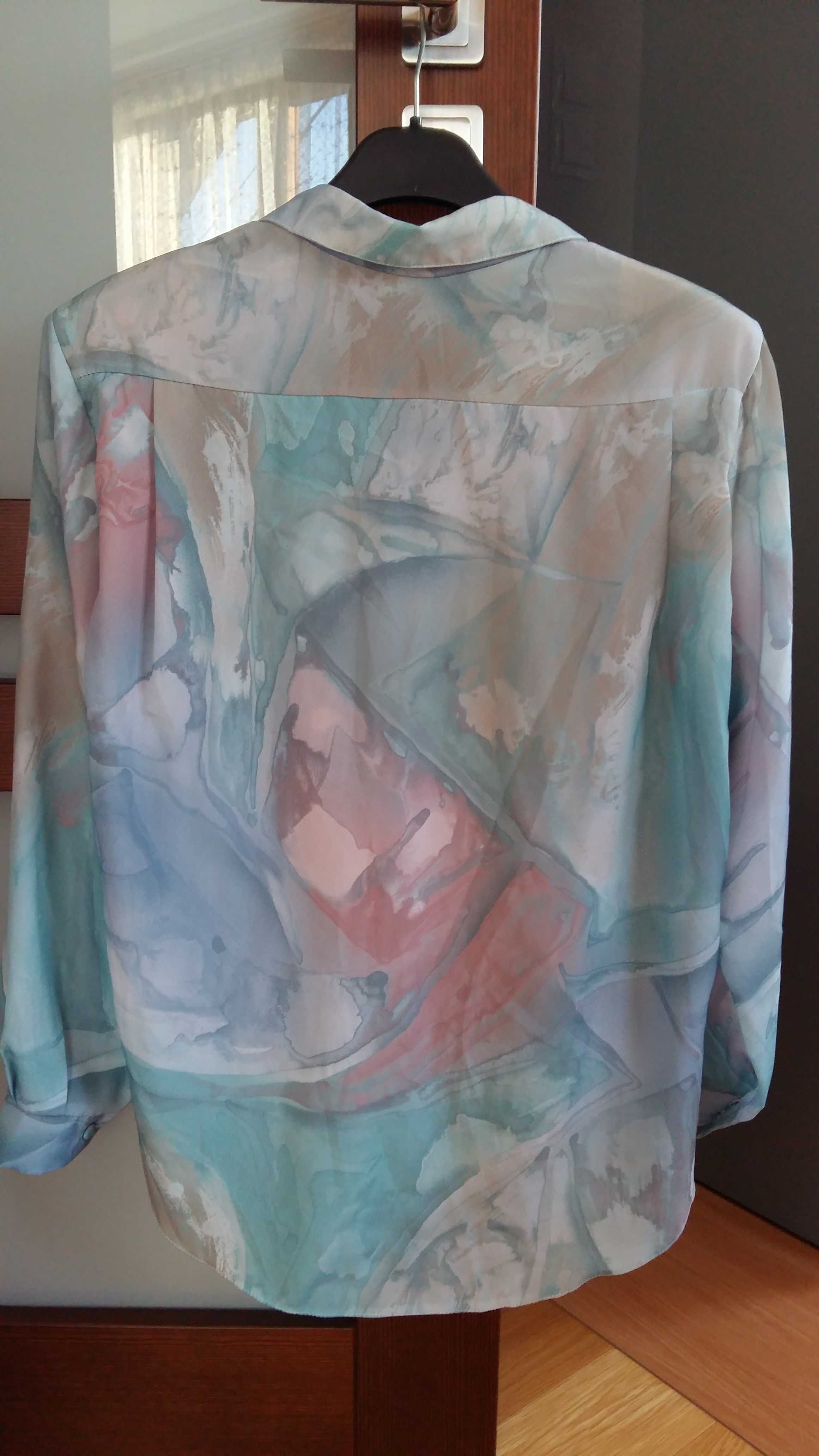 Koszula XL Giovani uniwersalna oversize mazaje kolory retro vintage