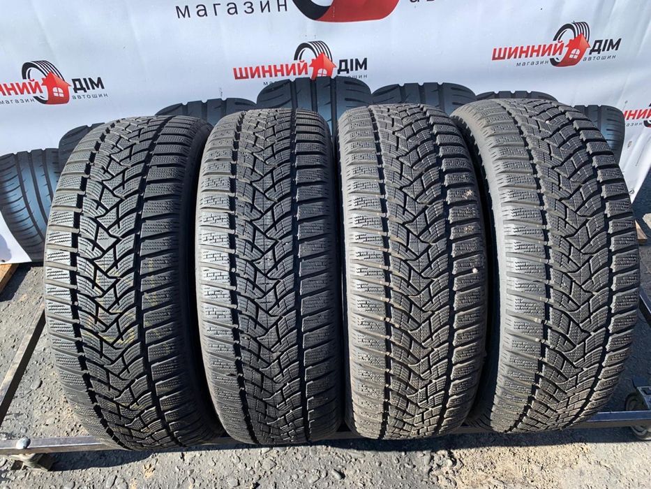 Шини 205/55 R16 пара  Dunlop 2022p зима 7/6,5мм