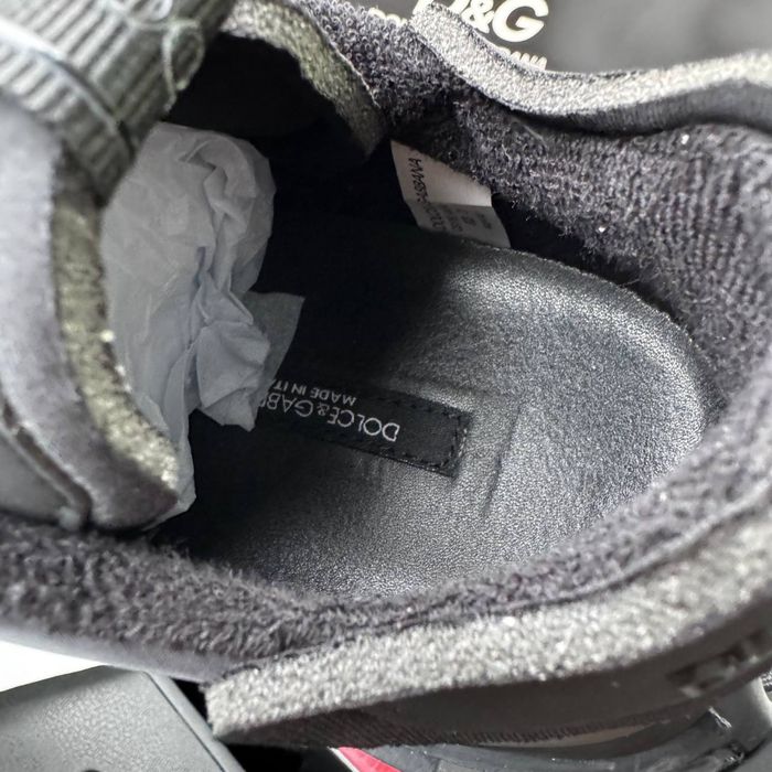 Жіночі кросівки дольче чорні Dolce & Gabanna Space black Premium