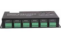 24 kanałowy dekoder DMX, RGBW DMX512 Kontroler Led Decoder