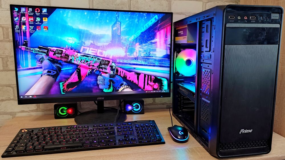 Игровой ПК i5 GTX 1050 CS 2 GTA5 WOT fortnite RUST dota2 PUBG