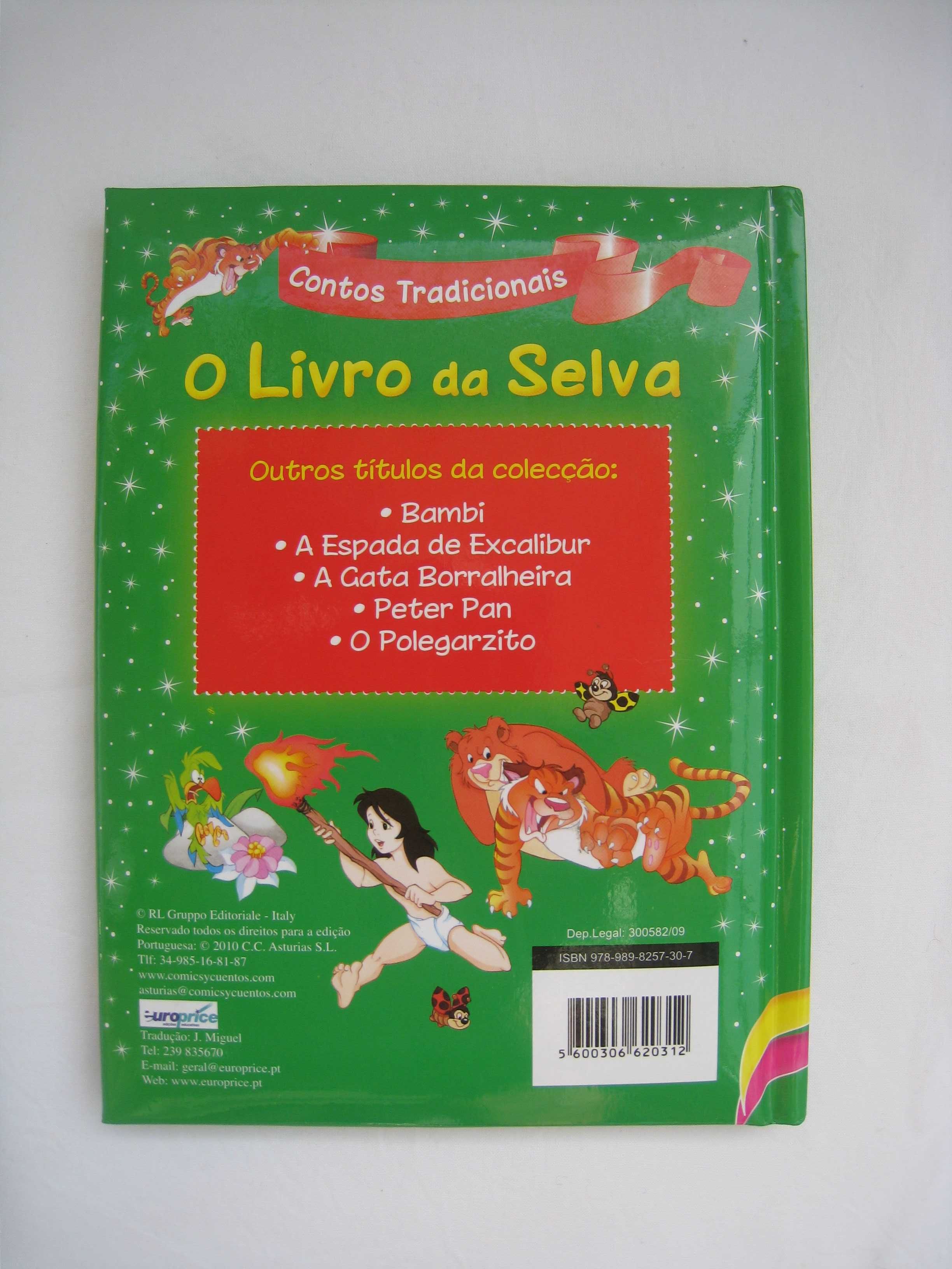 Livro infantil O livro da Selva