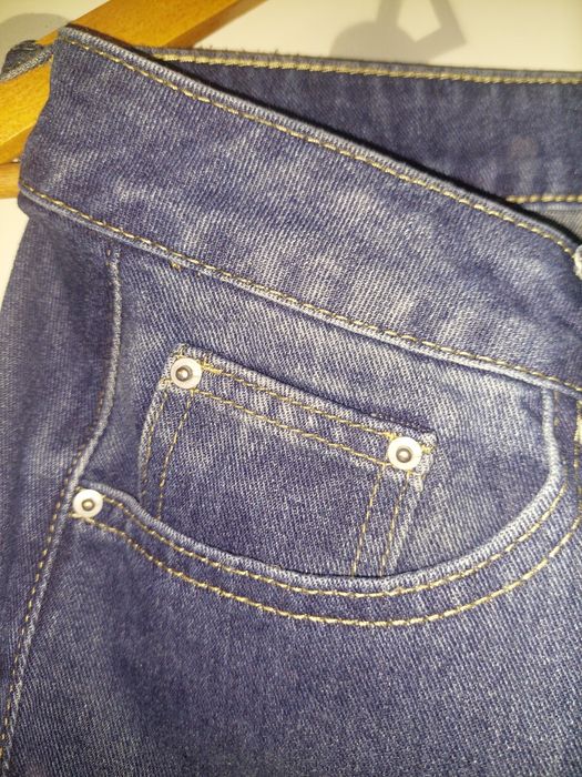 Spodnie jeansowe buggy szeroką nogawka M