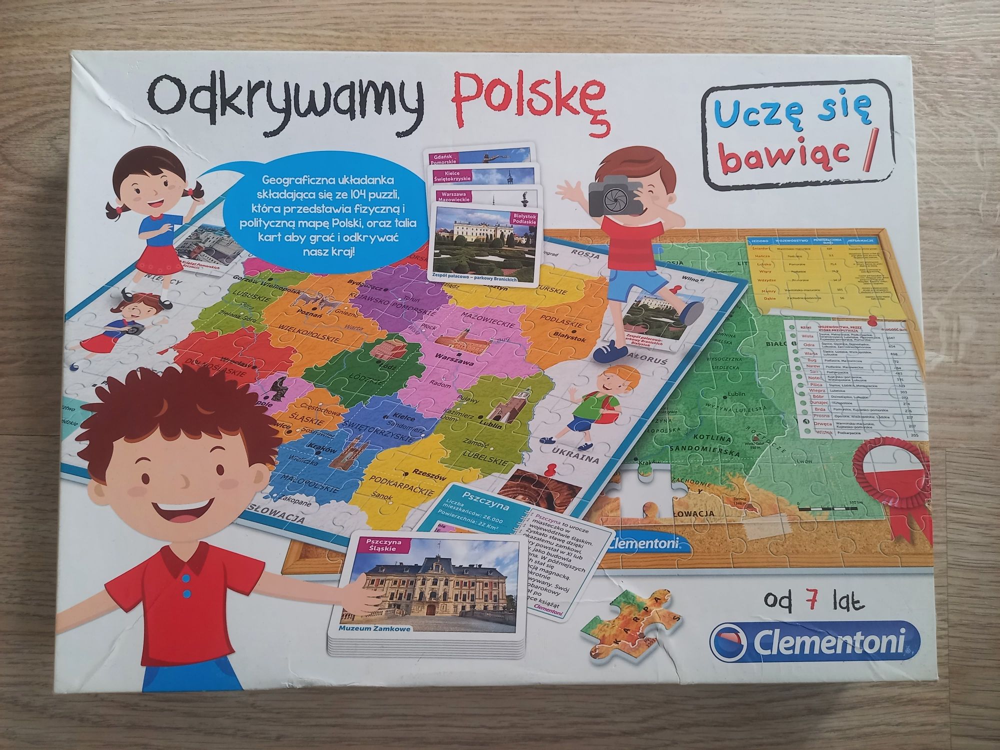 Odkrywamy Polskę Clementoni puzzle