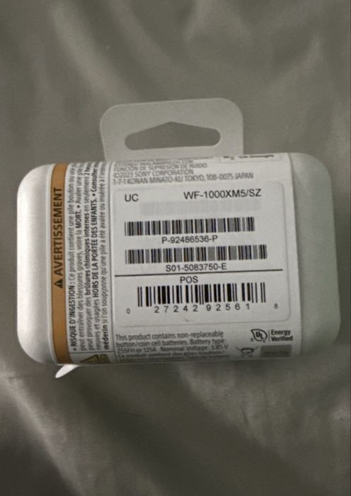 Навушники Sony WF-1000XM5 Silver