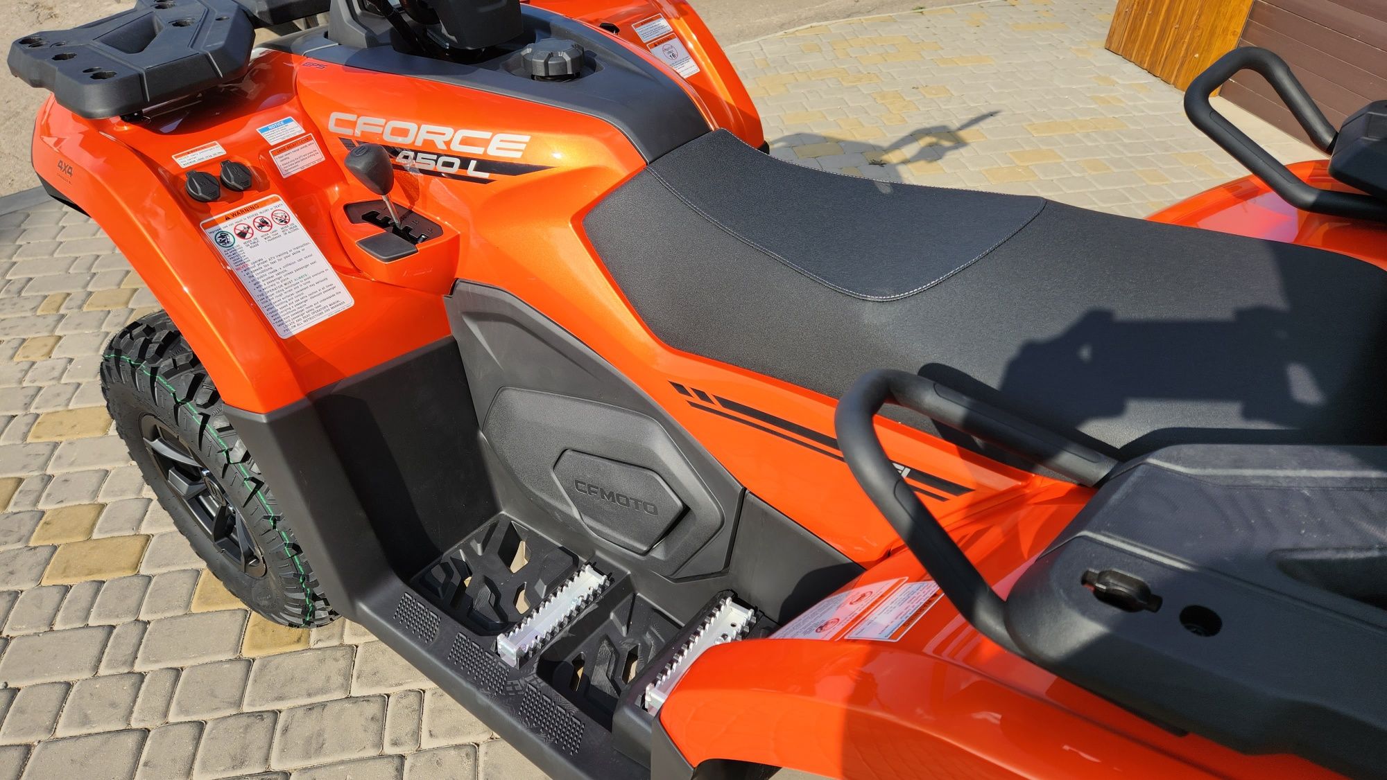 Квадроцикл CFMOTO 450L EPS 2024 lava orange доставка! cf moto сф мото