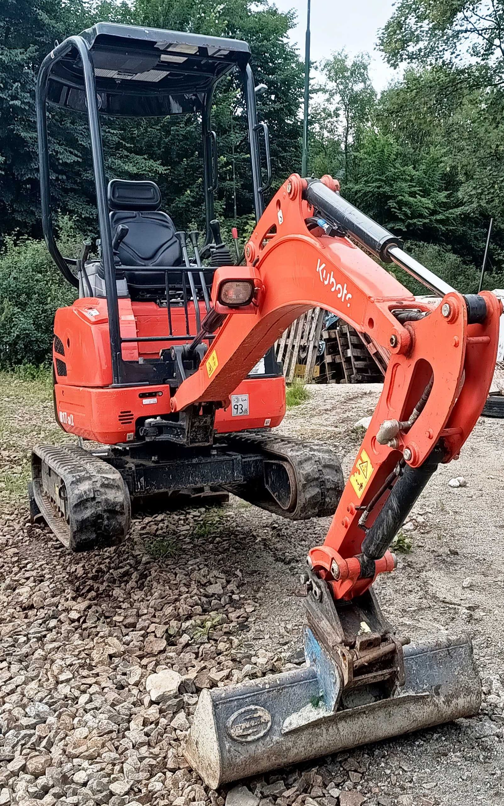 minikoparka koparka Kubota U 17 U 27 volvo ecr 25d bobcat  2022