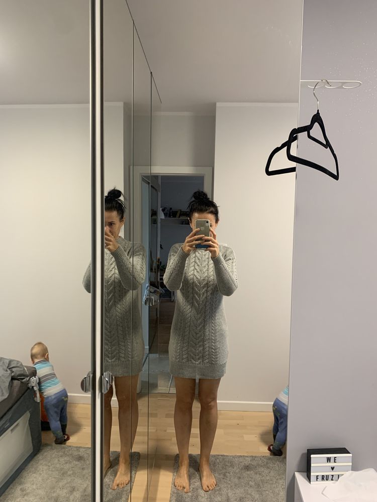 Sukienka Uniqlo M cieplutka