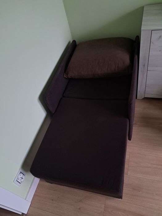 Fotel dziecięcy, brazowy