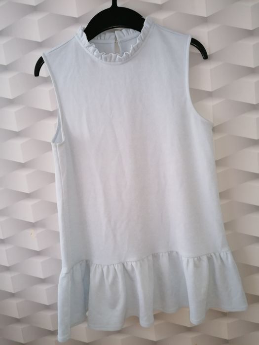 Bluzka tunika z baskinką