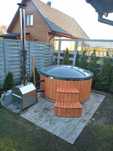 Gorąca Beczka Balia Jacuzzi z hydromasażem KOMPLETNA