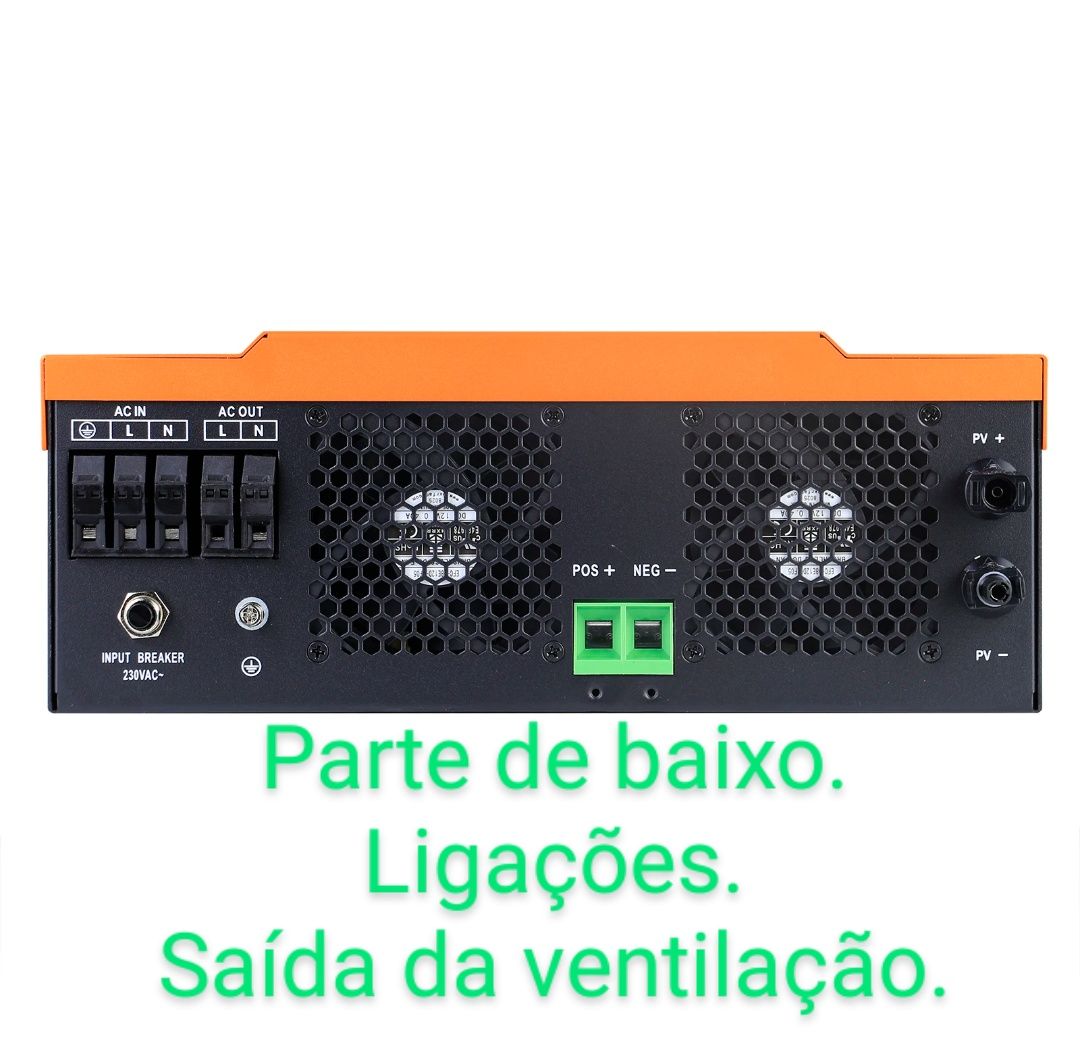 Inversor Híbrido 6000W 48V MPPT Solar bateria pv controlador 6.0kw