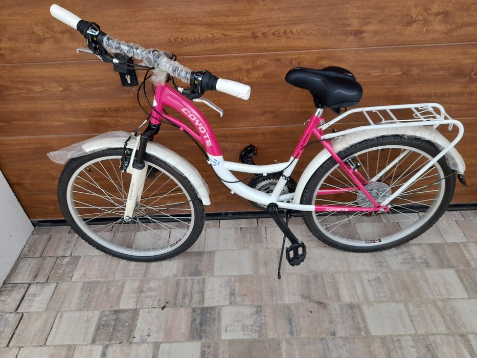 Rower Coyote różowy dla dziewczynki