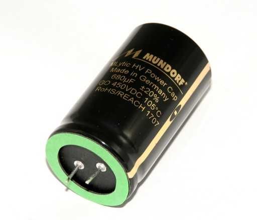 Kondensator elektrolityczny mundorf MLHV-680 680uF 450V