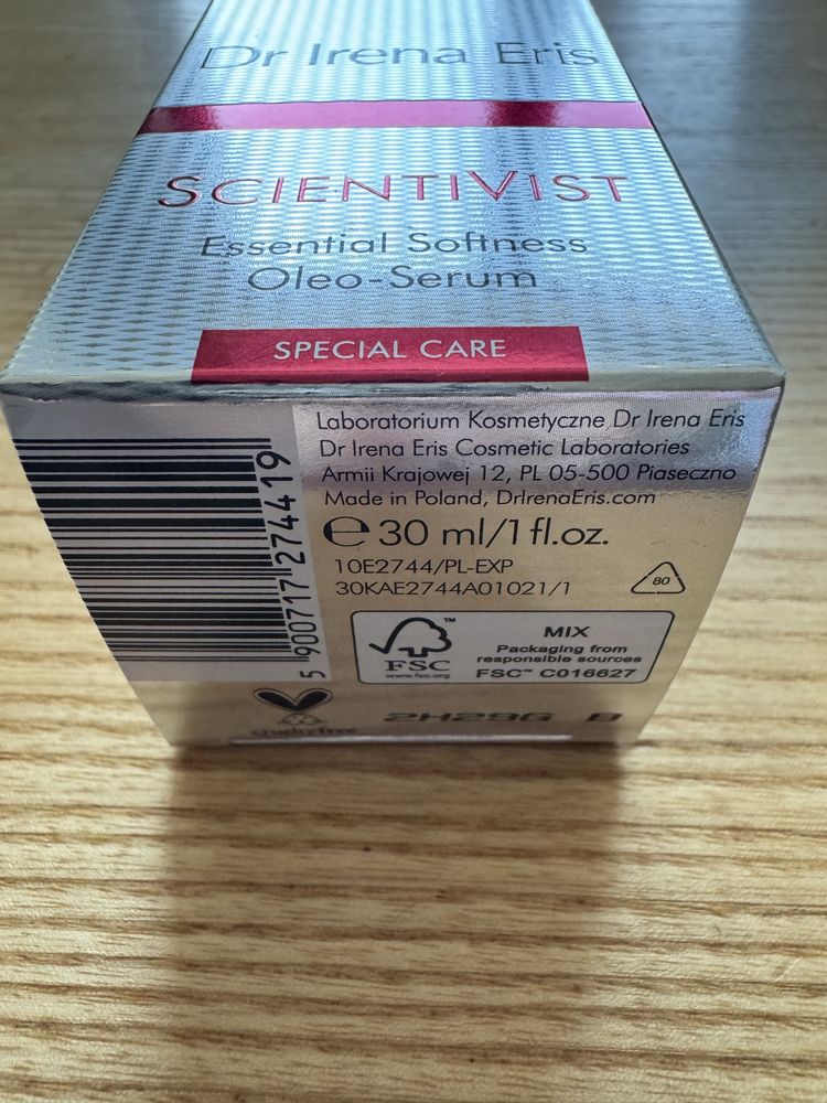 Dr Irena Eris, scientivist essential softness Oleo serum