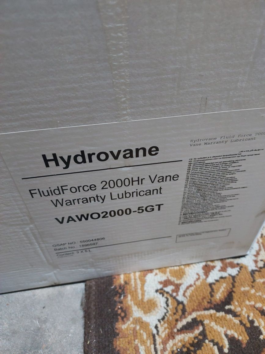 Olej sprężarka łopatkowa Hydrovane 2000HR