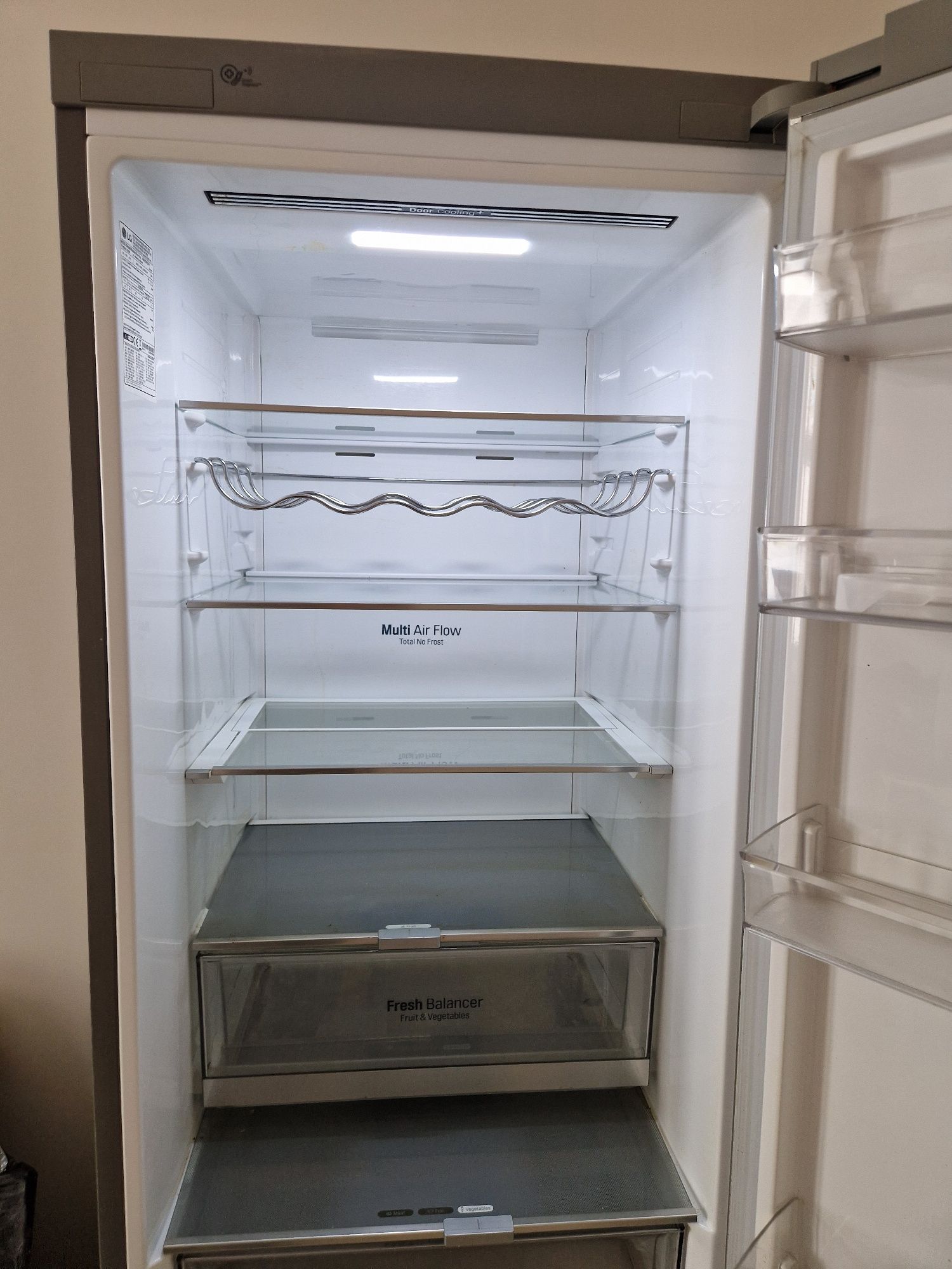 Lodówka LG GBB72NSCXN ThinQ 2m silnik inweterowy