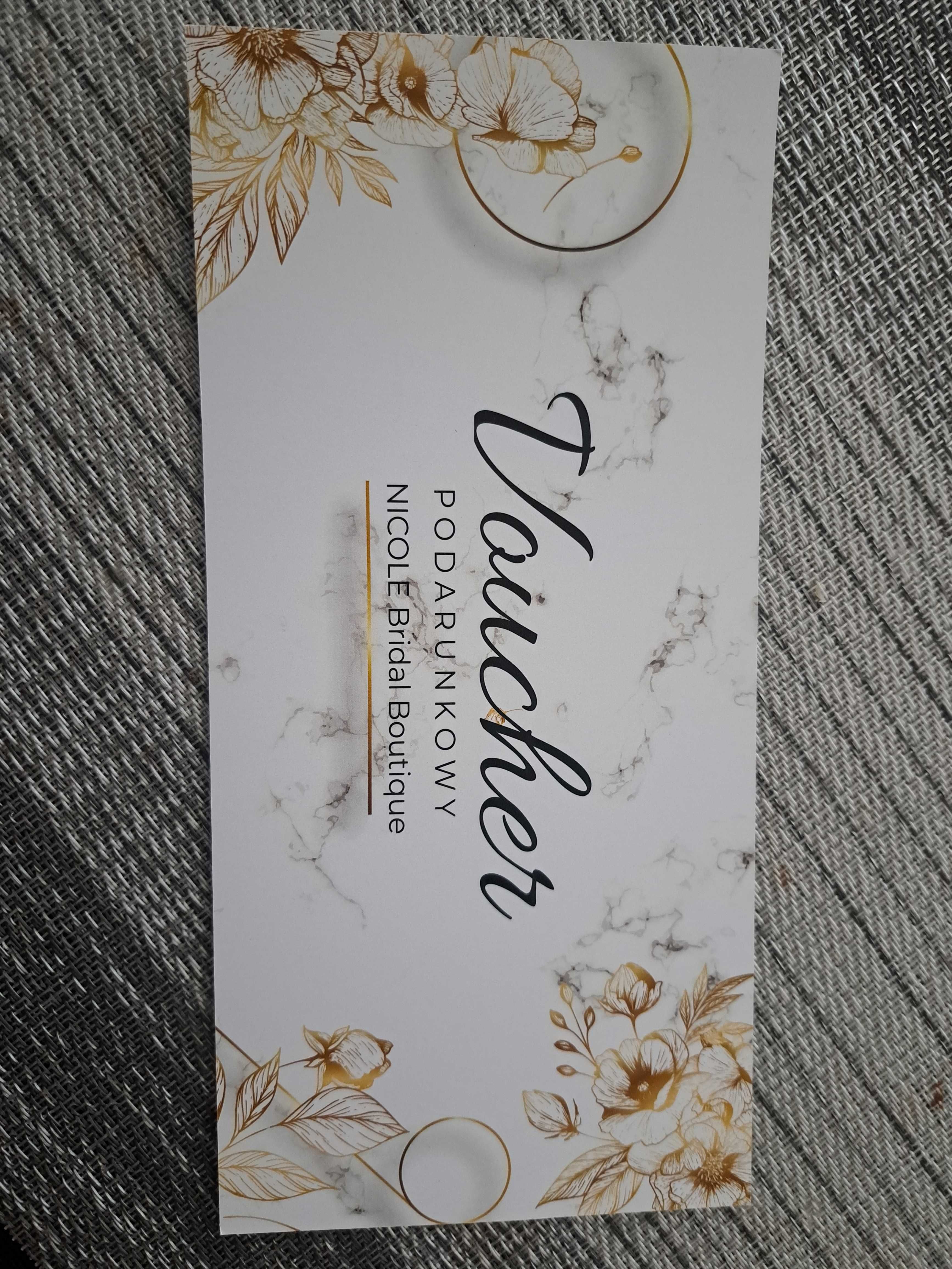 Voucher, bon salon ślubny Nicol Bridal suknia ślubna