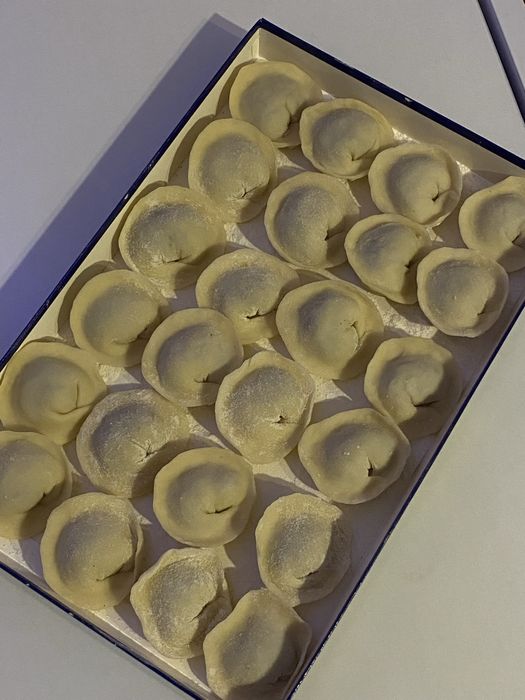 Domowe pierogi ,  pielmeni , uszka