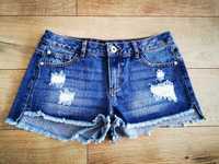 Nowe shorty Sinsay xs jeans granat