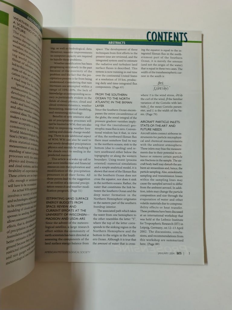 BAMS - Bulletin of The American meteorological society