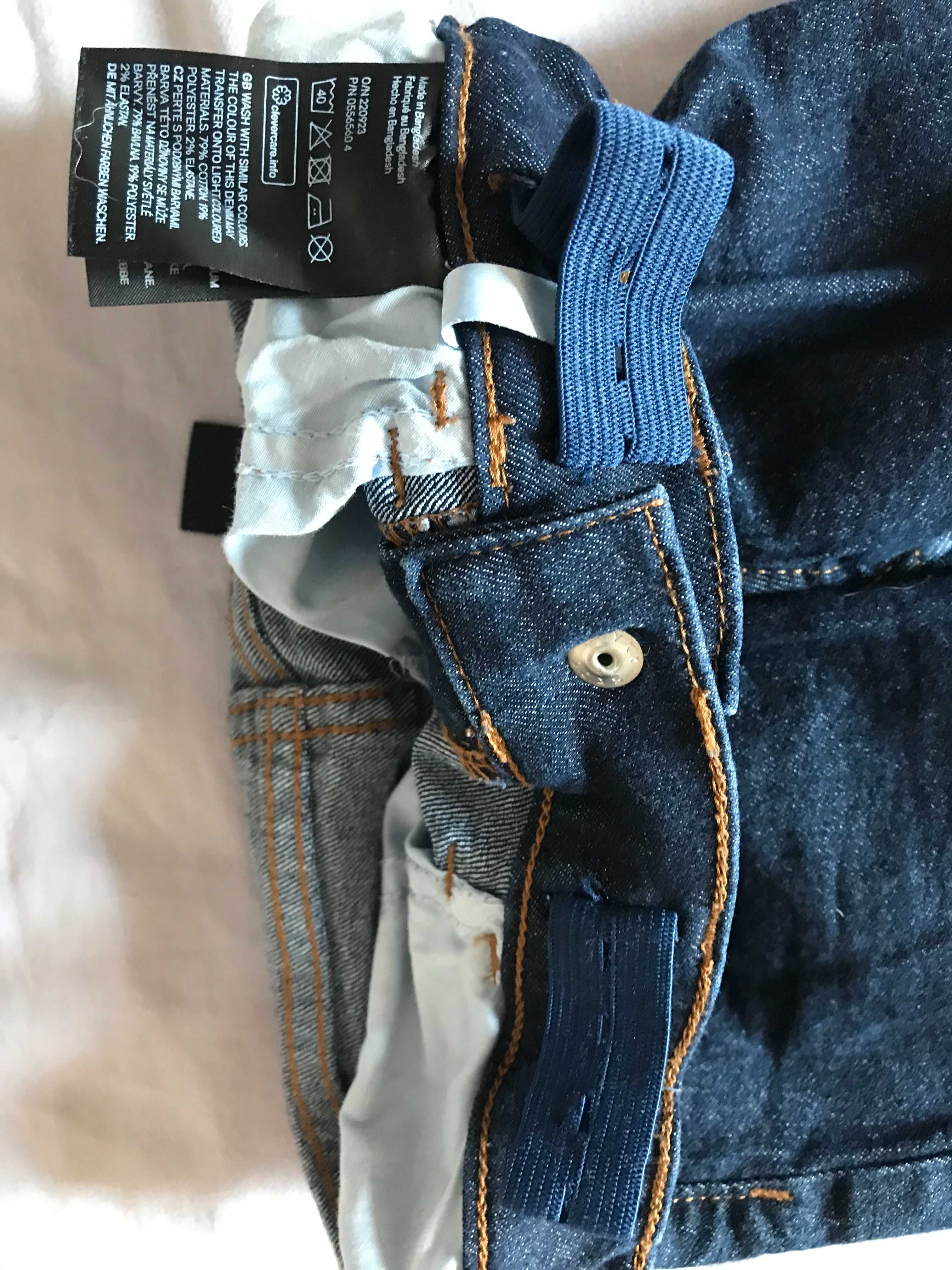 Spodnie, jansy, granatowe, H&M, rozmiar 98 dla chłopca lub dziewczynki
