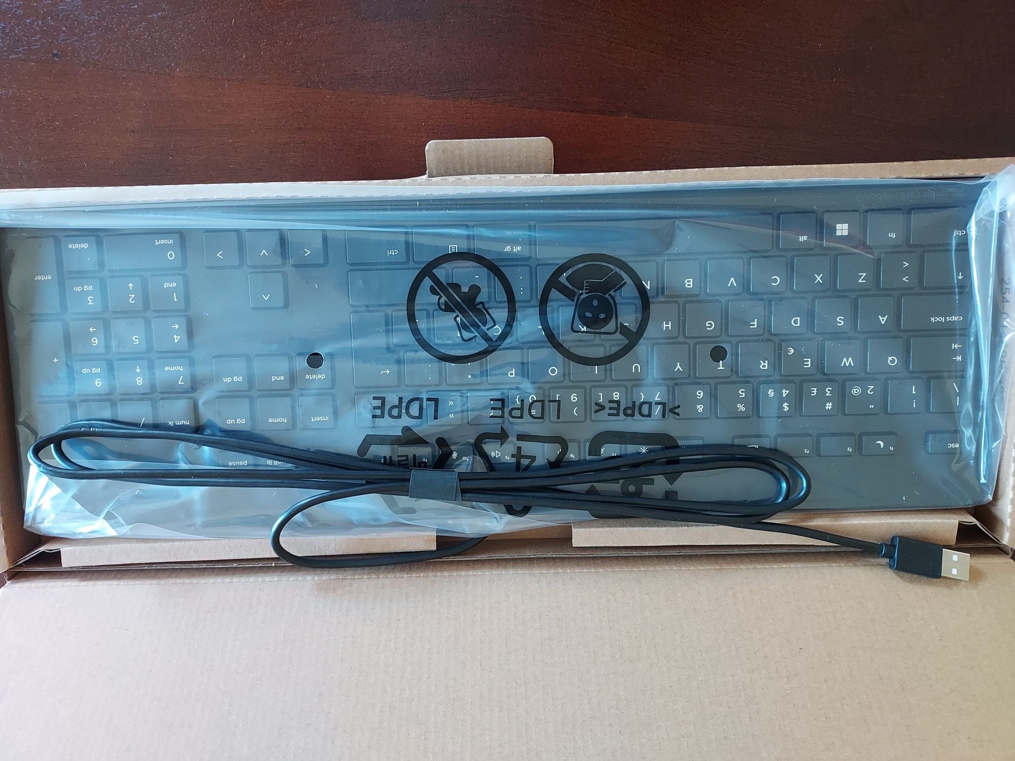 Teclado Hp com cabo usb